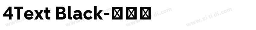 4Text Black字体转换